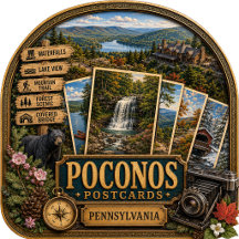 Poconos Pennsylvania Postcards/Gifts