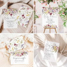 Wildflowers Baby In Bloom Baby Shower