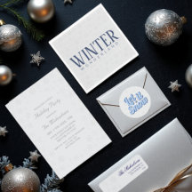 Light Gray Winter Snowflake Pattern