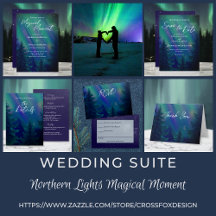 Northern Lights Magical Moment Celestial Wedding 