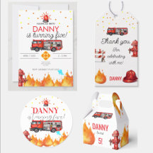 Fire Truck Firefighter Theme