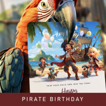 Yo Ho Ho! Pirate Boys Birthday Adventure