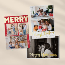 Gold Foil Christmas Holiday Collection