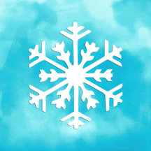 Watercolor Snowflake