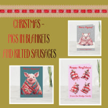 CHRISTMAS PIGS IN BLANKETS AND KILTED SAUSA