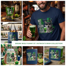 Funny Wolf Pack St Patricks Day Party Collection