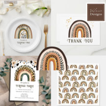 Boho Tribal Rainbow Kids Birthday Party