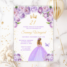 Light Purple and Gold Princess Collection