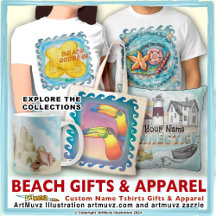 Beach gifts, apparel