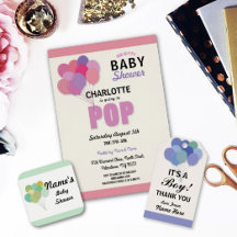 POP Balloon Baby Shower