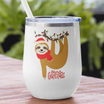 Merry Christmas Sloth   Holidays