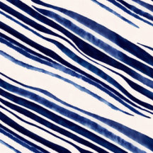 Modern Summer Navy Blue Boat Stripes Collection