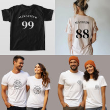 Simple Logo And Text Promotional T-Shirts