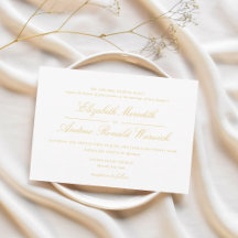 Classic Gold Lace Wedding Suite - Ballet design