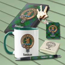Clan Davidson Tartan and Crest Collection