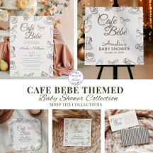 Whimsical Cafe Bebe Baby Shower
