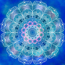 ma - White Outline on Teal blue Background