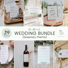GREENERY WEDDING BUNDLE