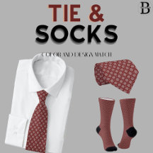 Matching ties and socks