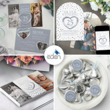 Silver 25th Wedding Anniversary