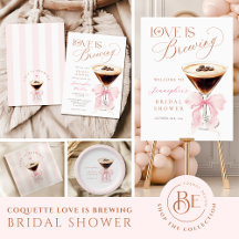 Coquette Love is Brewing Bridal Shower