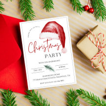 Modern Christmas Party Invites & More