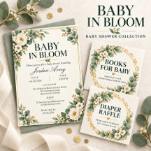 Baby in Bloom Sage Green Botanical