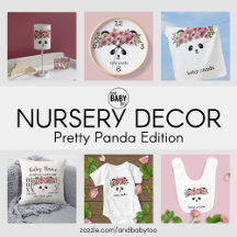 Pretty Panda Nursery Decor