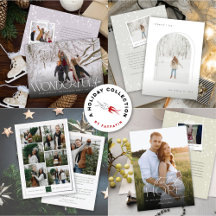 ASSORTED HOLIDAY/CHRISTMAS PHOTO CARDS COLLECTION