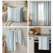 Nordic Blue Stripes Collection