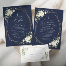 Cream Flowers Baptism/First Communion Collection