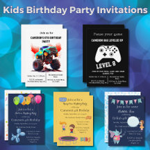 Kids Birthday Party Invitations