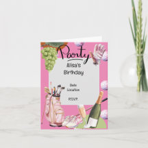 Golf Birthday Party in Pink Theme