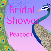Bridal Shower - Peacock
