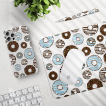 Blue and Brown Donuts - Home Decor and Accessories