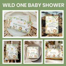 Wild One Safari Baby Shower 