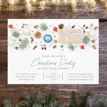 Modern Corporate Christmas Party Minimalist Chic