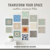 Ceramic Tile Modern Geometric Collection