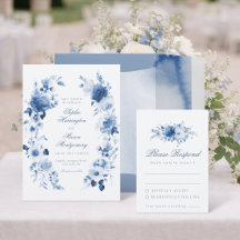 Sophie Dusty Blue Floral Wedding Collection