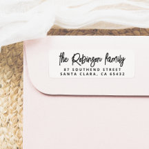 Christmas Return Address Labels