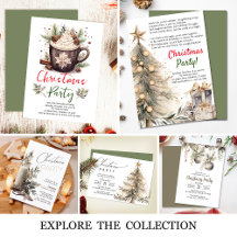 Heartwarming Christmas Invitation & Greeting Cards