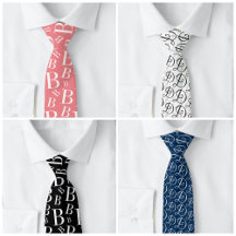Monogram Neckties