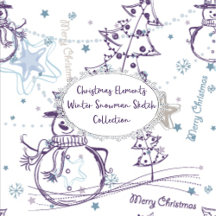 Christmas Elements Winter Snowman Collection