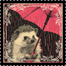 Raindrop Revelry: Animal Adventures in Every Card 