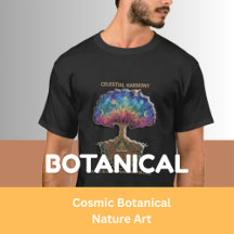 Cosmic Botanical Nature Art