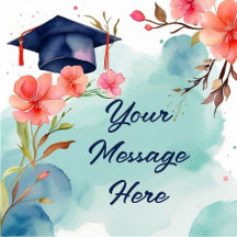 Graduation Watercolor Party Supplies