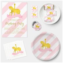 Carousel Horse Birthday Party