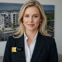 Custom Magnetic Name Tags with Company Logo