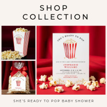 She's Ready to Pop Popcorn Baby Shower