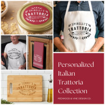 Personalized Italian Trattoria Collection